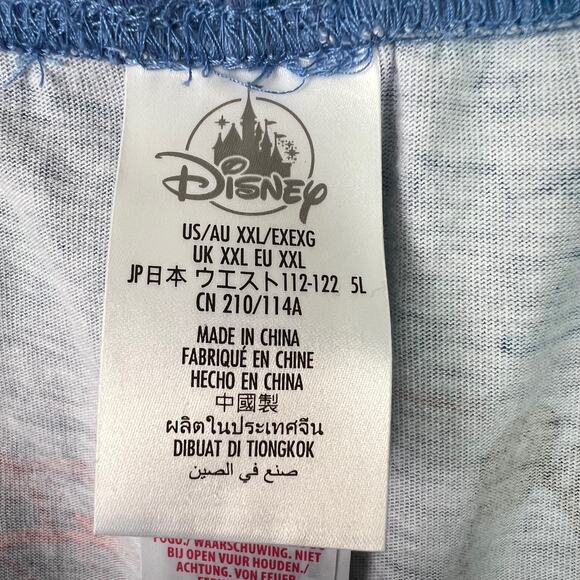Disney Blue Mickey Mouse Men's XXL Lounge Pajama Pants All Over‎ Mickeys - Picture 3 of 8